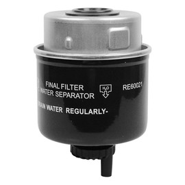 RE60021 Fuel filter Compatible with 240 250 260 Skid Steer Loader 5103 5105 5203 5204 5205 5210 5215 5220 Tractor Replace RE60019 0061352698