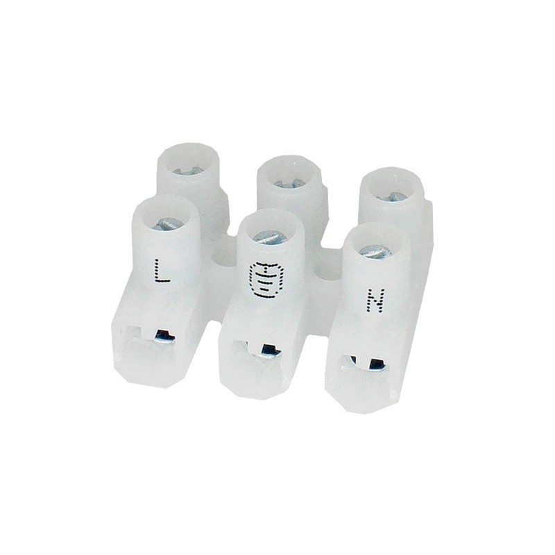 Junction Box Black with 3-Pin Lustre Terminal and Accessories Diameter