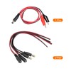 MECCANIXITY DC Male Female Jack to Alligator Clip Power Cable