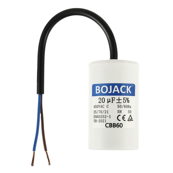 BOJACK CBB60 20uF 450V 50/60HZ Starting Capacitor, SH Motor Operating