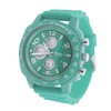 Geneva Womens Platinum Silicone Watch