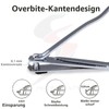 SS INSTRUMENTX Heavy Duty Stainless Steel Nail Clippers for Men