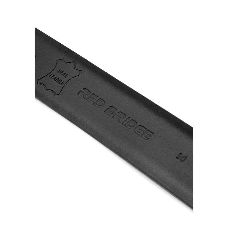 Red Bridge RBC Premium Men's Genuine Leather Belt - black