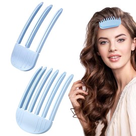 Volume Hair Clips, Pack of 2 Volume Hair Clips for Fluffy Bangs, Volume Clip for Hairline, Volume Clips Hair, Hair Clip, No Imprint Hair Root Lifting Clips for Men and Women