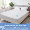 Mattress Protector 150 x 200 cm Waterproof Mattress Topper Fitted