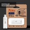 TCELL Push 512GB USB 3.2 Gen1(3.1/3.0) USB Stick Flash Drive