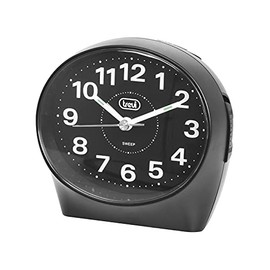 Trevi Electronic Alarm Clock, Black, 12 x 4 x 10 cm