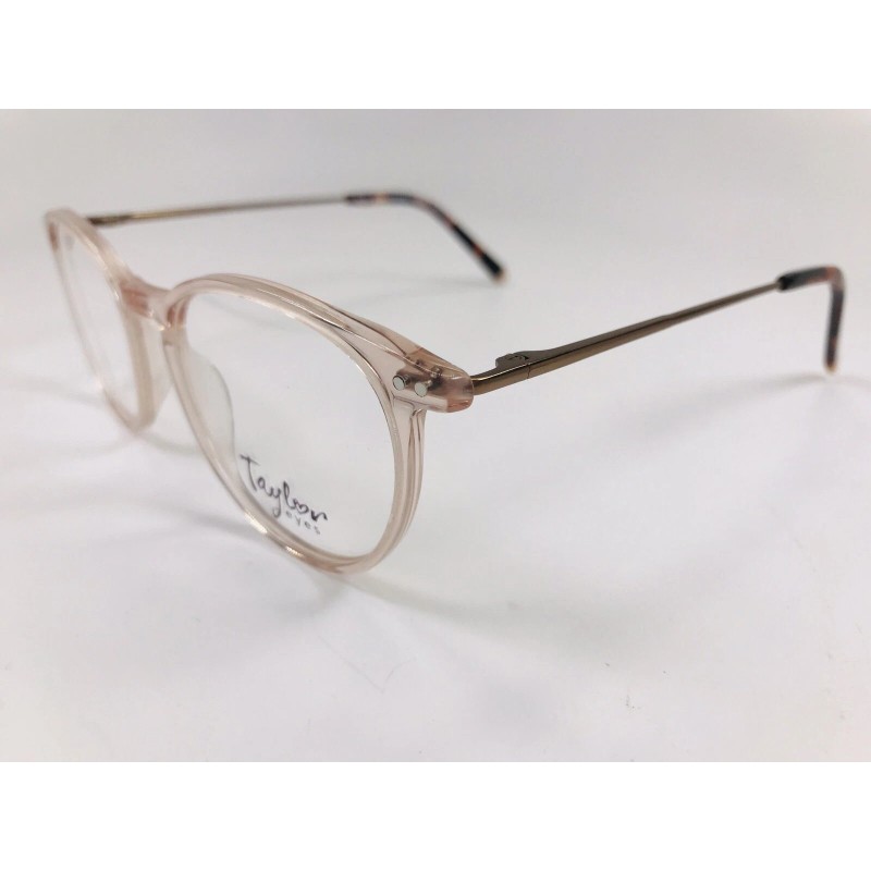 TAYLOR EYES NEW Taylor Eyes Crystal Brown CELINE Eyeglasses 47/17/140