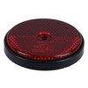 10 x Red Round Circular Reflectors for Driveway Gate Fence