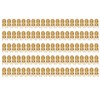 100Pcs RF Coaxial Cable Adapter Female Coax Line Connector Base