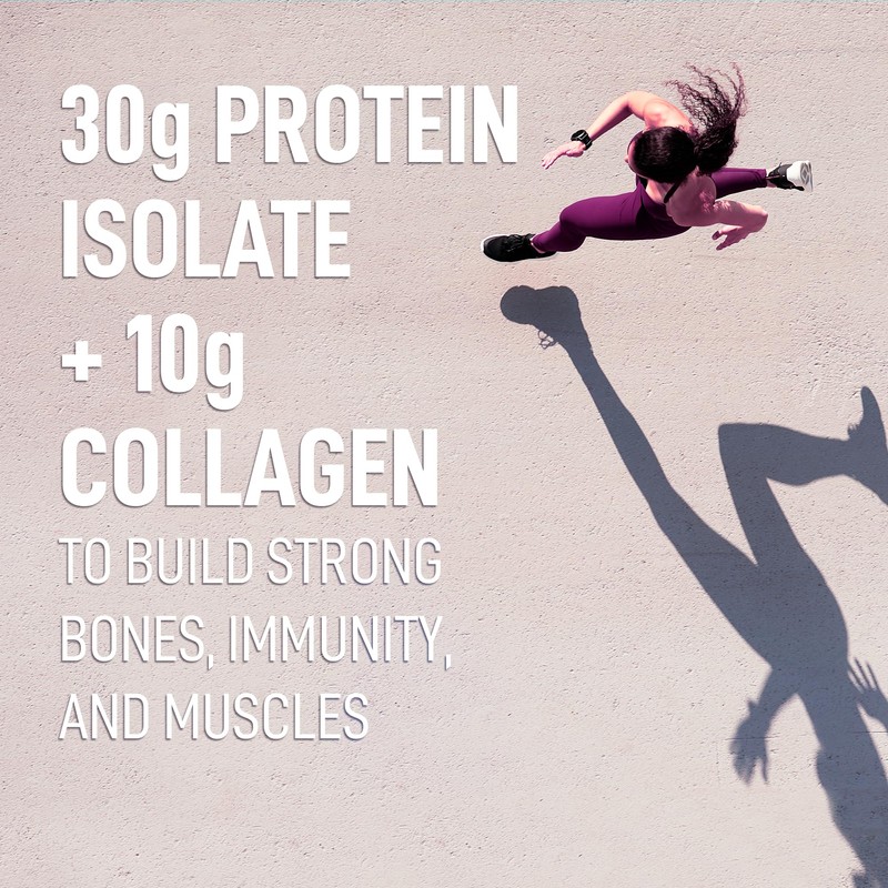 LeanFit LEANFIT SPORT PROTEIN ISOLATE & MARINE COLLAGEN, Natural Vanilla,