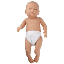 3B Scientific W17000 Newborn Male Baby Care Model, 19.7" Height