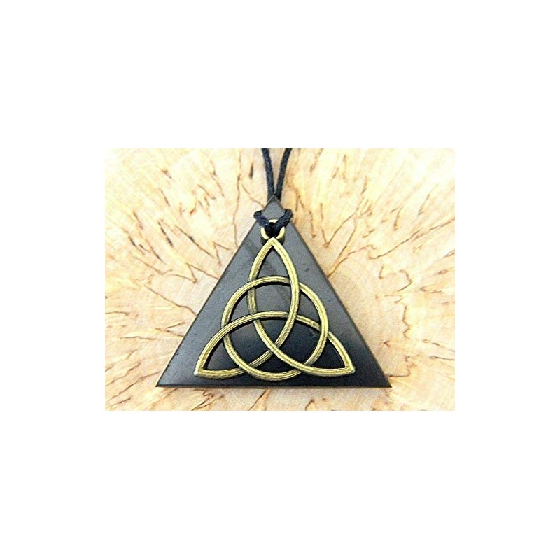 Shungite Pendant Triangle Magic node