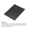 QUARKZMAN Black ABS Plastic Sheet 10 x 8 x 0.03
