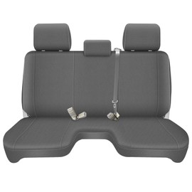 Kistrba Knitted Truck Seat Cover Compatible with 2005-2014 Toyota Tacoma, Front Bench Seat Cover with Large, Charcoal