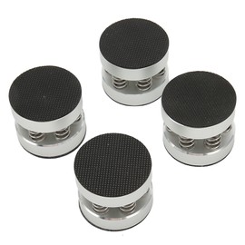 4Pcs Spring Speaker Spikes Isolation Stand Aluminum Alloy Spring Speaker Shock Absorber Feet for HiFi Amplifier Speaker