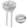 PHITUODA Toilet Tank Push Button 38mm Thread Diameter Dual Push
