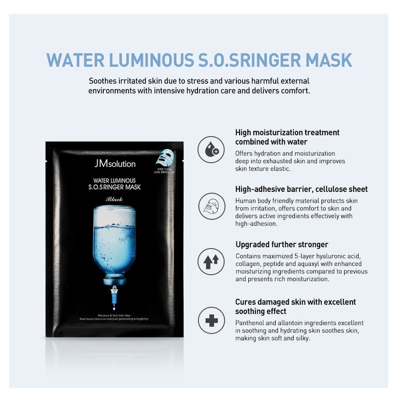 JM SOLUTION Luminous Water Honey Marine Glow Active Moisturising Nourishing