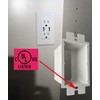 iMBAPrice BE2-2 2-Gang White Electrical Box Extender, UL Listed, 2-Pack
