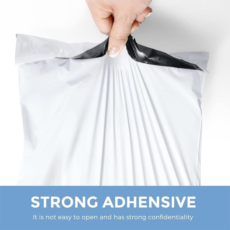QOOWFEANIG 100Pcs Metronic Poly Mailers,15x20cm Self-Sealing Shipping Bags, Durable Thick