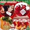 LIODUX 200Pcs Christmas Ornaments String Hanger, Ornament Hangers with Snap