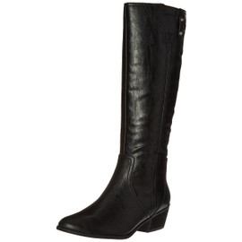 Dr. Scholl's Shoes womens Brilliance Riding Boot, Black, 9.5 US