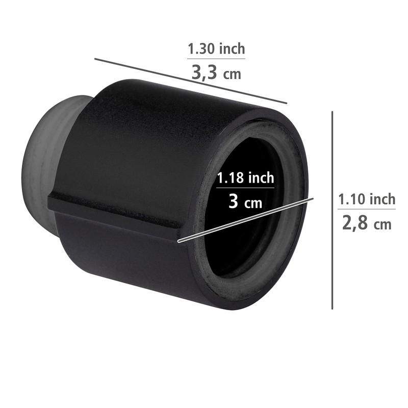 WENKO Water Saver Water-Saving Individually Adjustable Water-Saving Insert for the