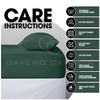 Microfiber Pillow Cases 2 Pack | Easy Care Plain Dyed