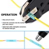 Flytuo Crimping Pliers for Shrink Connectors - Professional Wire Crimper