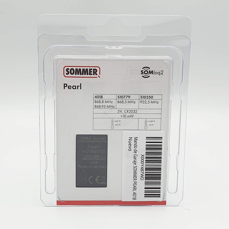 Sommer Pearl 4018 Garage Control