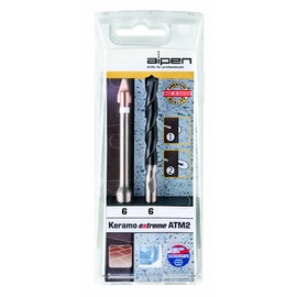 Alpen Keramo Extreme + Professional Concrete Drill Bit Set Diameter 6 mm 2-Piece