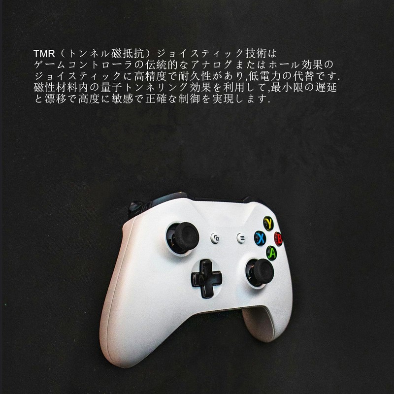 K-Silver TMR Joystick Replacement with Video Guide, JS13 Thumbsticks -