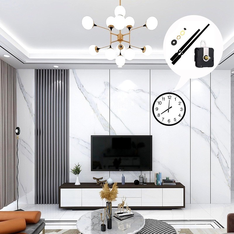 Quartz DIY Wall Clock Movement Mechanism Set,with 7.5 Inch Long