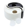 Dekohelden24 Yin Yang Ceramic Salt & Pepper Shakers in Black