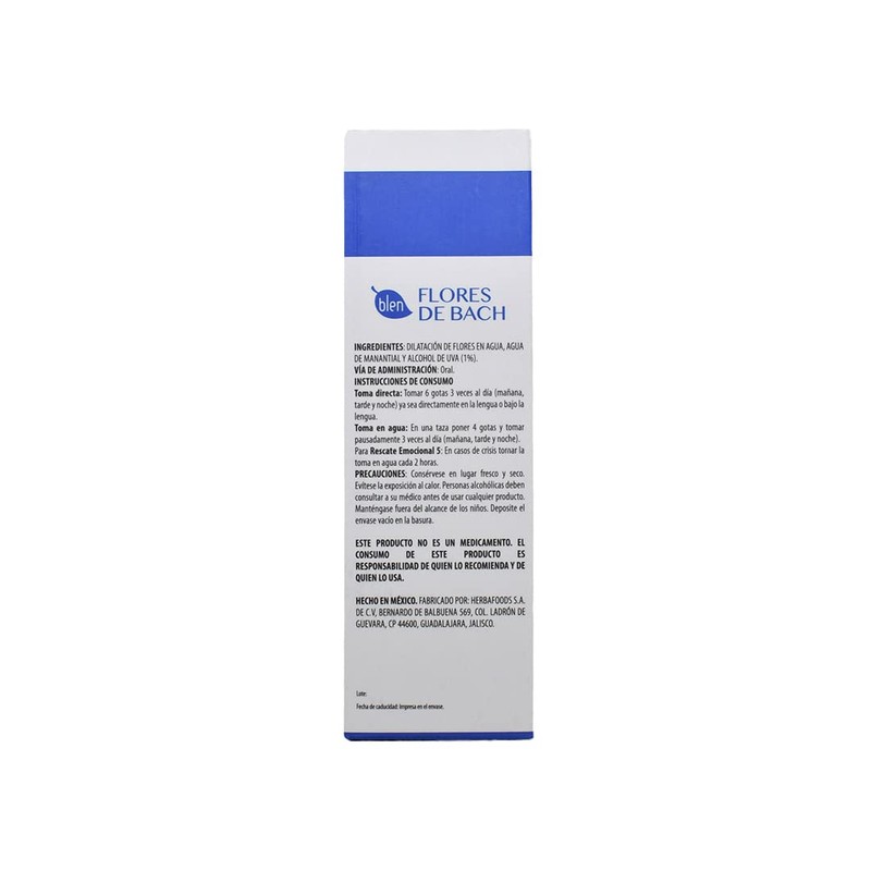 Blen, flores de bach paz interior 3, 30ml
