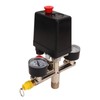 Air Compressor Pressure Switch Manifold Regulator Gauges Automatic Control Valve