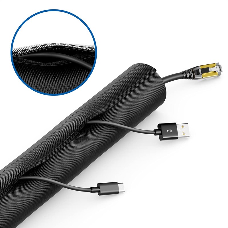 deleyCON 1.5 m Cable Sleeve with Velcro Fastening, 40 mm