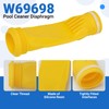 Funmit W69698 Pool Cleaner Diaphragm with W81600 Rataining Ring Long-Life