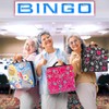 I Love Bingo Pink/Black Double Cushion for Relief During Bingo
