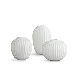 Kähler Design Hammershøi Miniature Vase Set of 3 Ceramic White