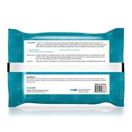 Epielle Argan Oil Makeup Remover Wipes, Gentle Daily Facial Cleanser Towelettes, Remove Dirt, Oil & Waterproof Mascara, Vegan & Cruelty-Free, 30 Count (Pack of 6)