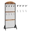 Grid Wall Panel 5.7’ x 2’ FT Grid Display Rack,