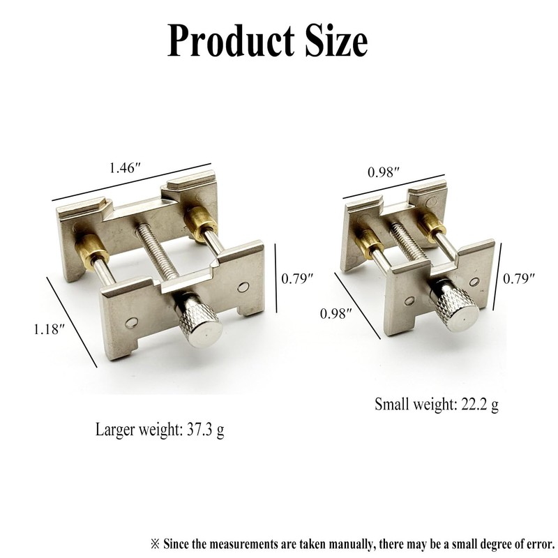 TICFROG 2 Sizes Extensible and Reversible Metal Watch Movement Holder