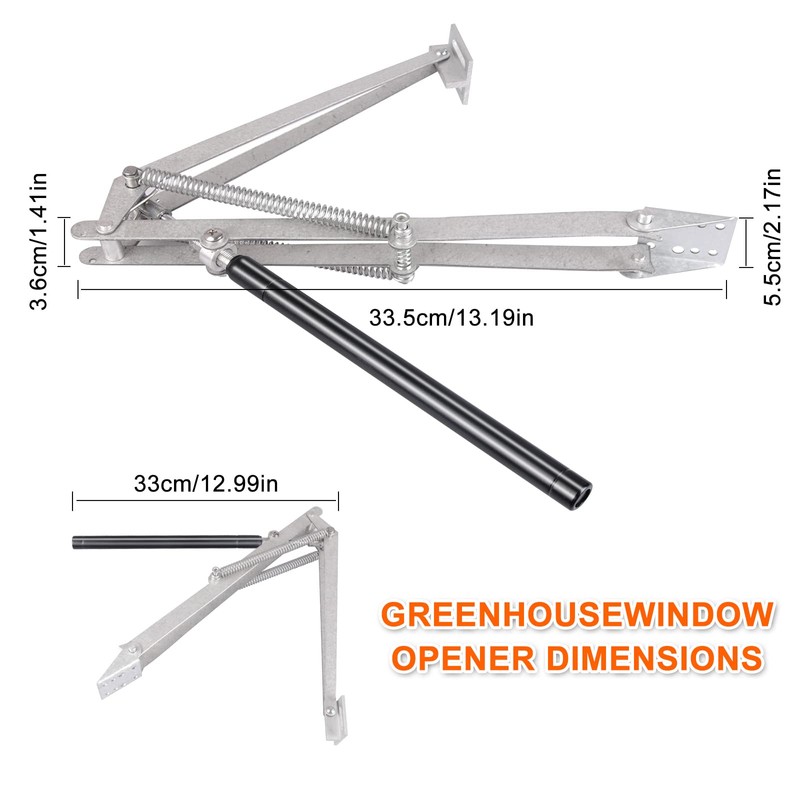 Automatic Window Opener for Greenhouse, Window Regulator Greenhouse Double Spring,