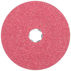 PFERD COMBICLICK Fibre Disc, 25 pc. | 4-1/2 inch Dia. | 36 grit | Ceramic Oxide CO Grain | 40698 - for Aggressive Grinding with Maximum Stock Removal on Hard Materials and coatings