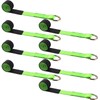 Wowangce 8 Pack Lasso Tow Truck Straps with D Ring