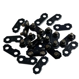 25 Sets of 3/8（ 0.375"),050&058, Chainsaw Chain Repair Kits Accessories,Master Links for Joining Repair Preset Tie Strap,Type 91 Master Link Tie Straps,For Oregon#72#73, For Stihl 33R, For Carlton