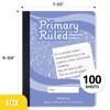 ONAVIA Primary Composition Notebook K-2, 200 Pages, 4 Pack, Cornflower