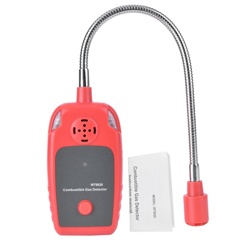 WT8820 Portable Combustible Gas Detector Leakage Natural Gas Sensor Alarm