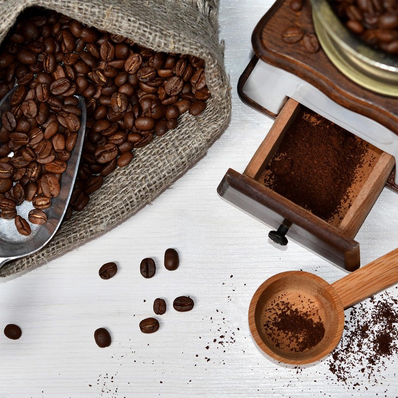 sourcing map 4pcs Coffee Spoons, 10ml Wooden Table Spoons Tea